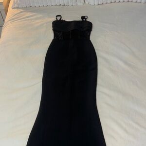 Hello Molly long Black Dress